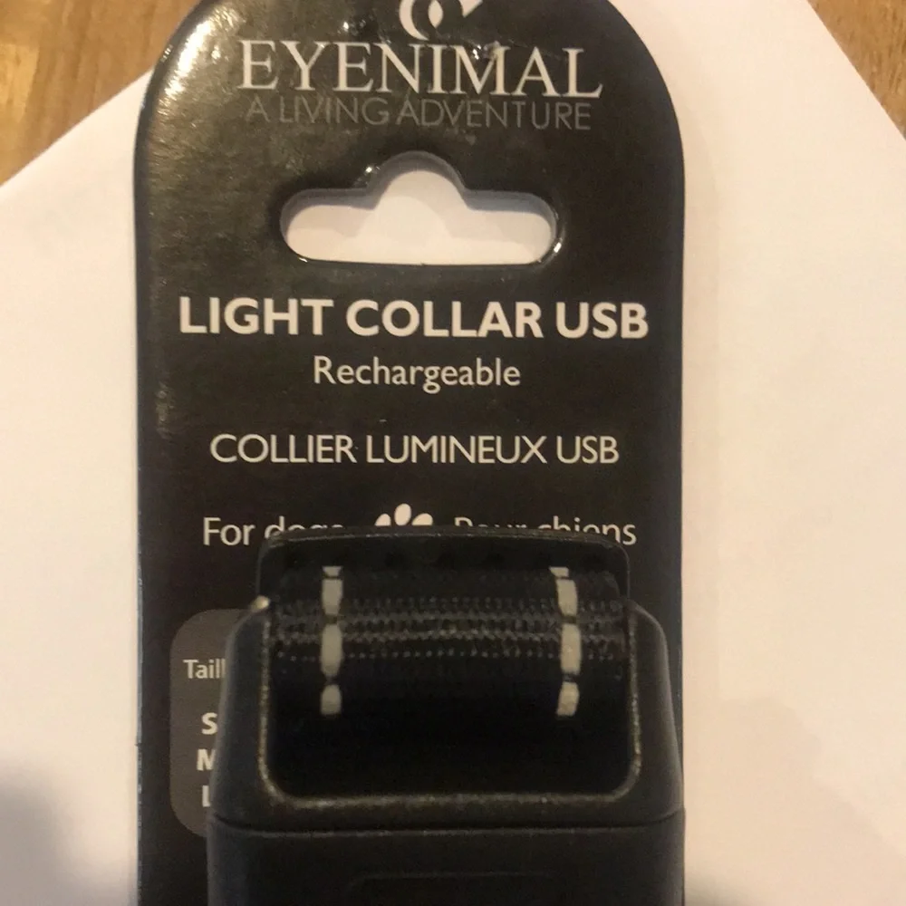 Eyenimal Light Dog Collar USB Rechargable
